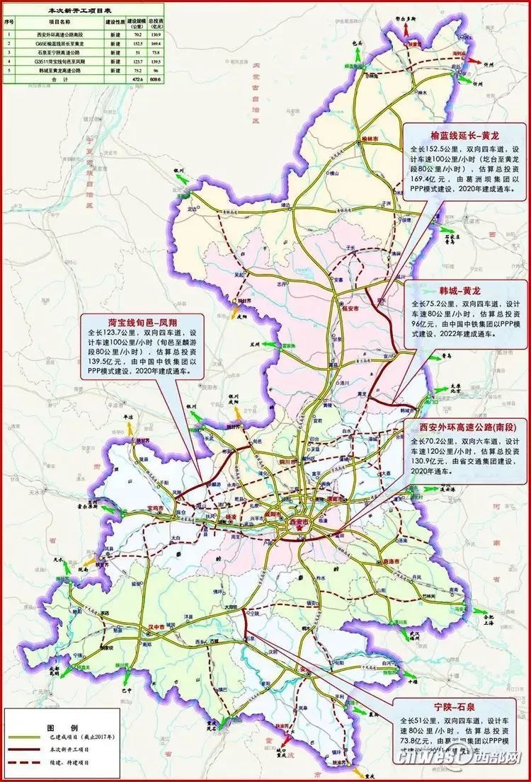 陕西属于哪条线路交通,陕西的道路